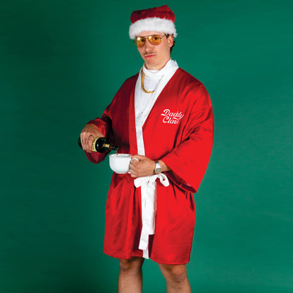 The Daddy Claus | Red Santa Christmas Kimono