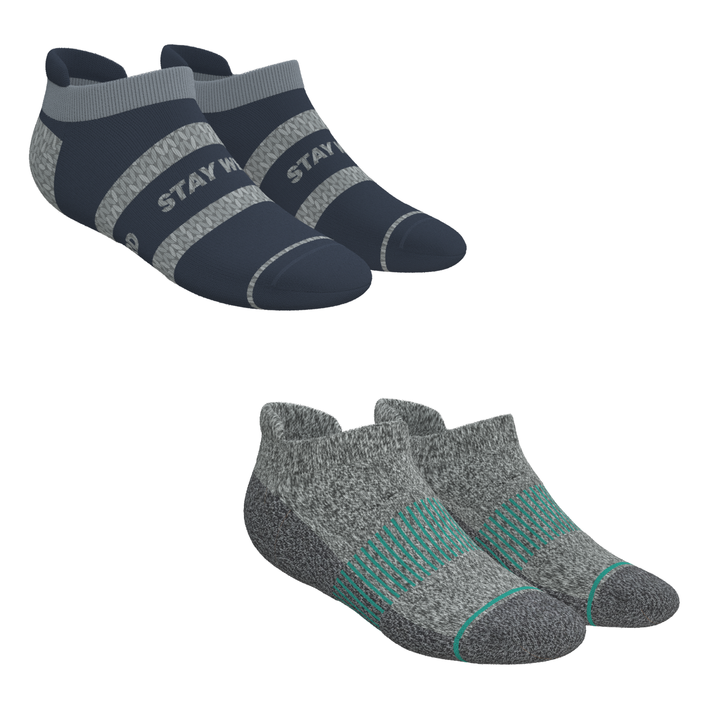 The Classic Guy | Heel Hammock™ Ankle Socks 6 Pack