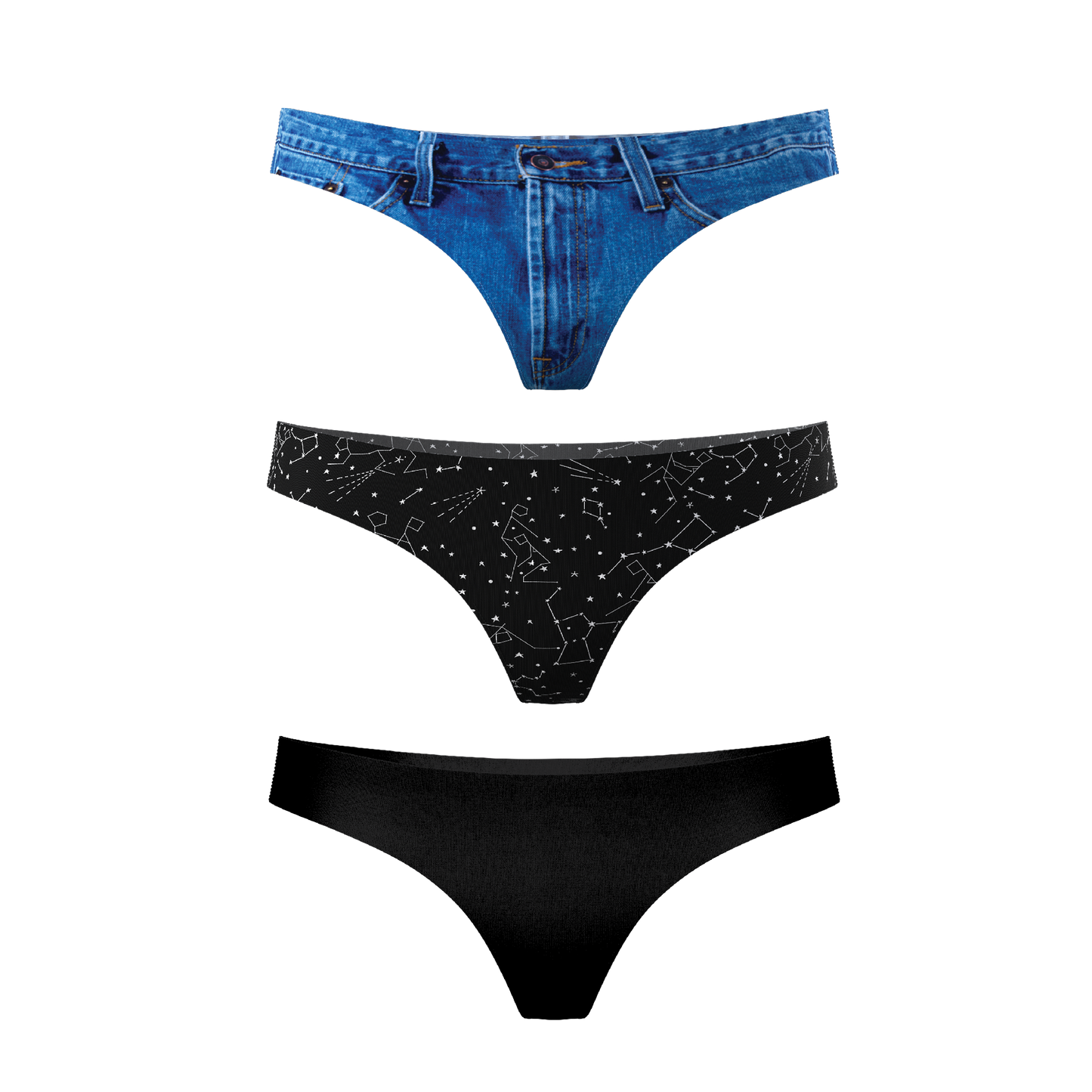 The Classics | Women's Thong Underwear 3 Pack