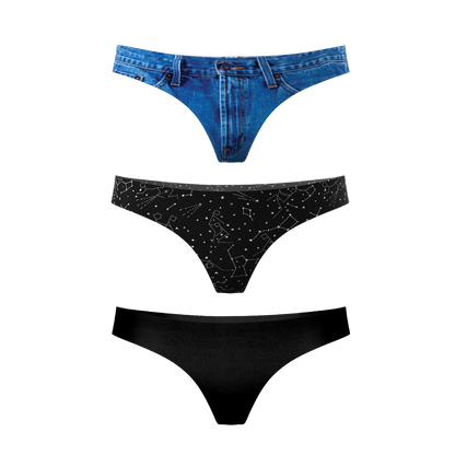 The Classics | Women's Thong Underwear 3 Pack