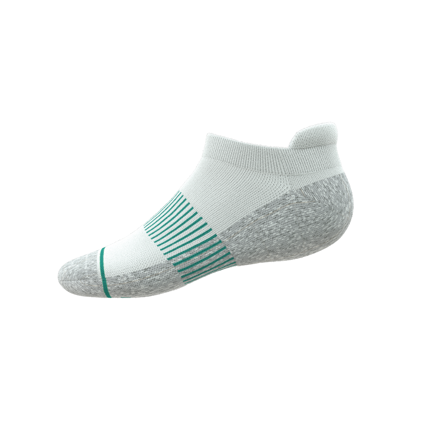 The Cloud 9 | White Stay Weird Heel Hammock™ Ankle Socks