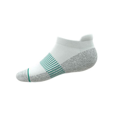 The Cloud 9 | White Stay Weird Heel Hammock™ Ankle Socks