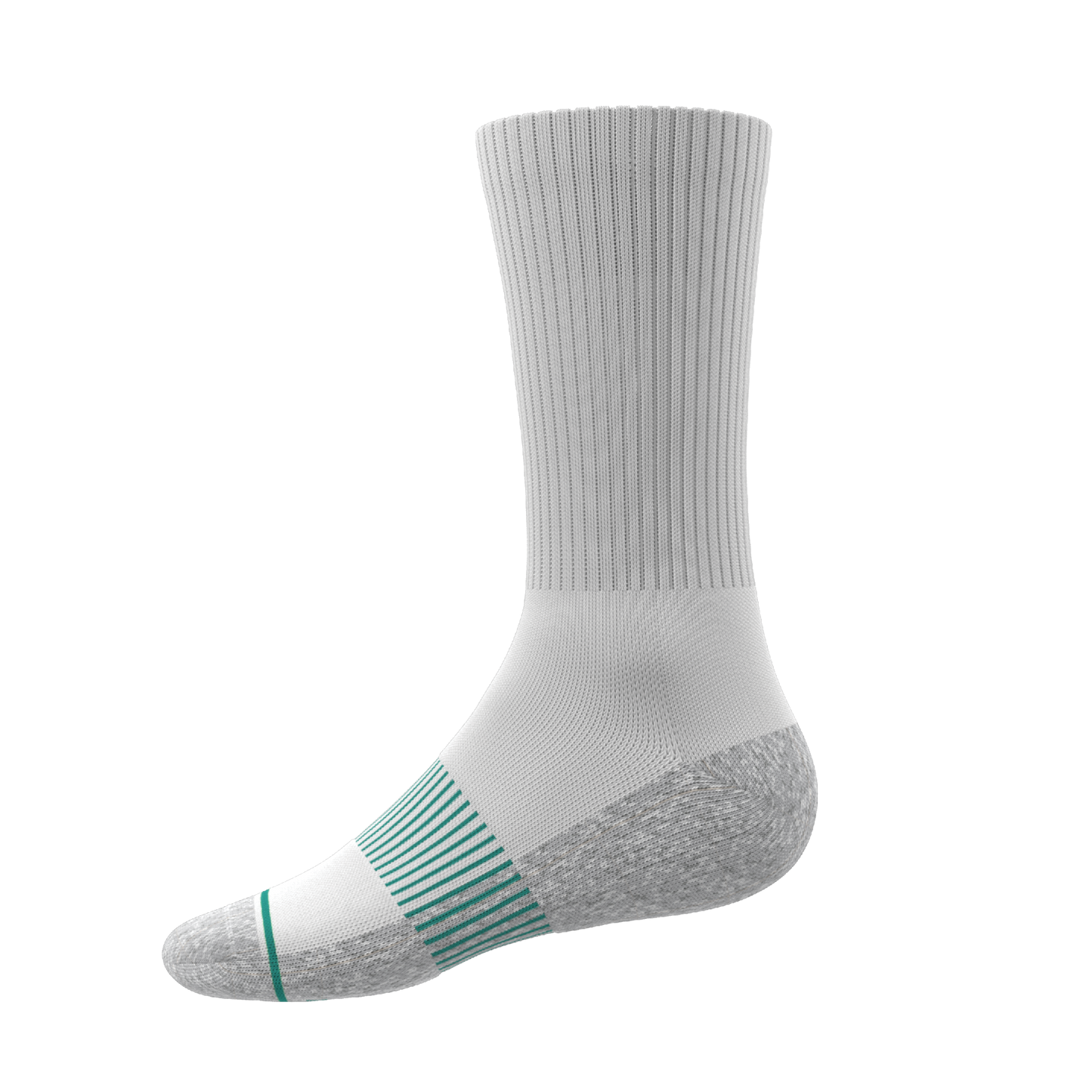 The Cloud 9 | White Stay Weird Heel Hammock™ Crew Socks