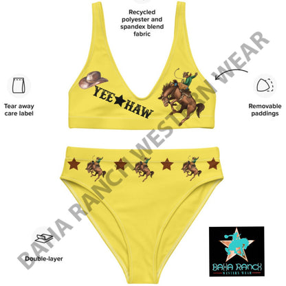 Yeehaw Mustard Bronc Buster Yeehaw Bikini