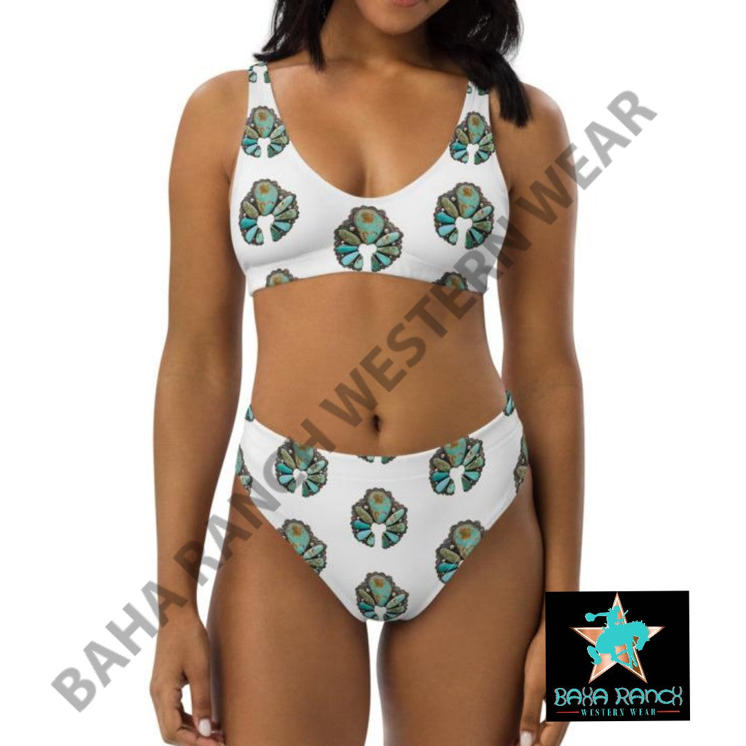 Yeehaw Turquoise Naja Bikini