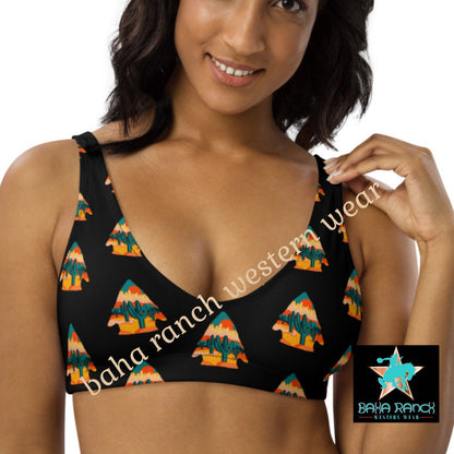 Yeehaw Desert Arrowhead Bikini Top