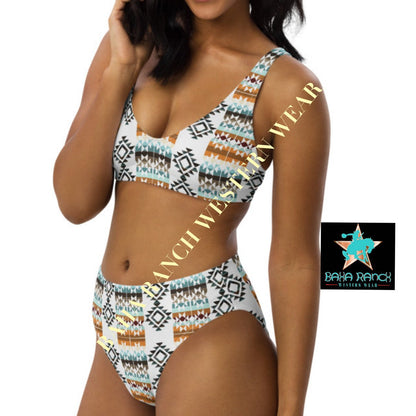 Yeehaw Aztec Blanket Print Bikini