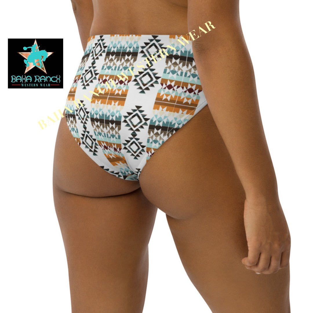 Yeehaw Aztec Print Bikini Bottom