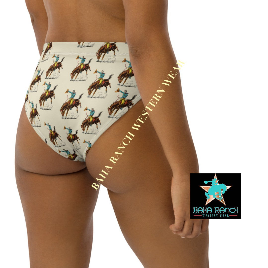 Yeehaw Vintage Rodeo Cowboy Bikini Bottom