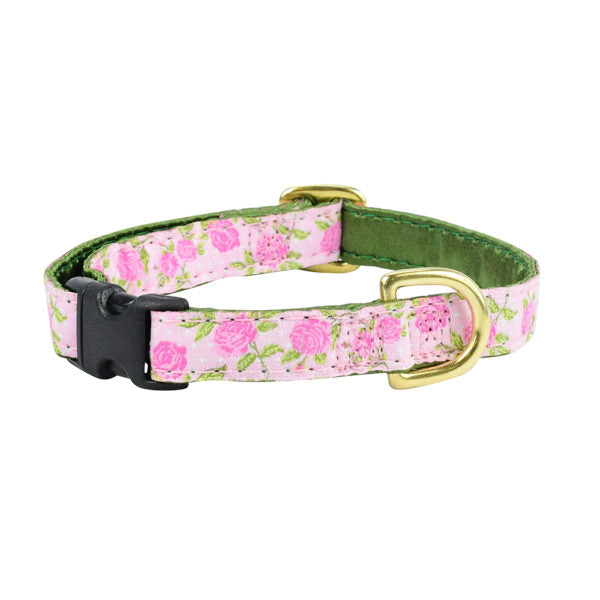 5/8″ Rosy Dots Pink Martingale Dog Collar