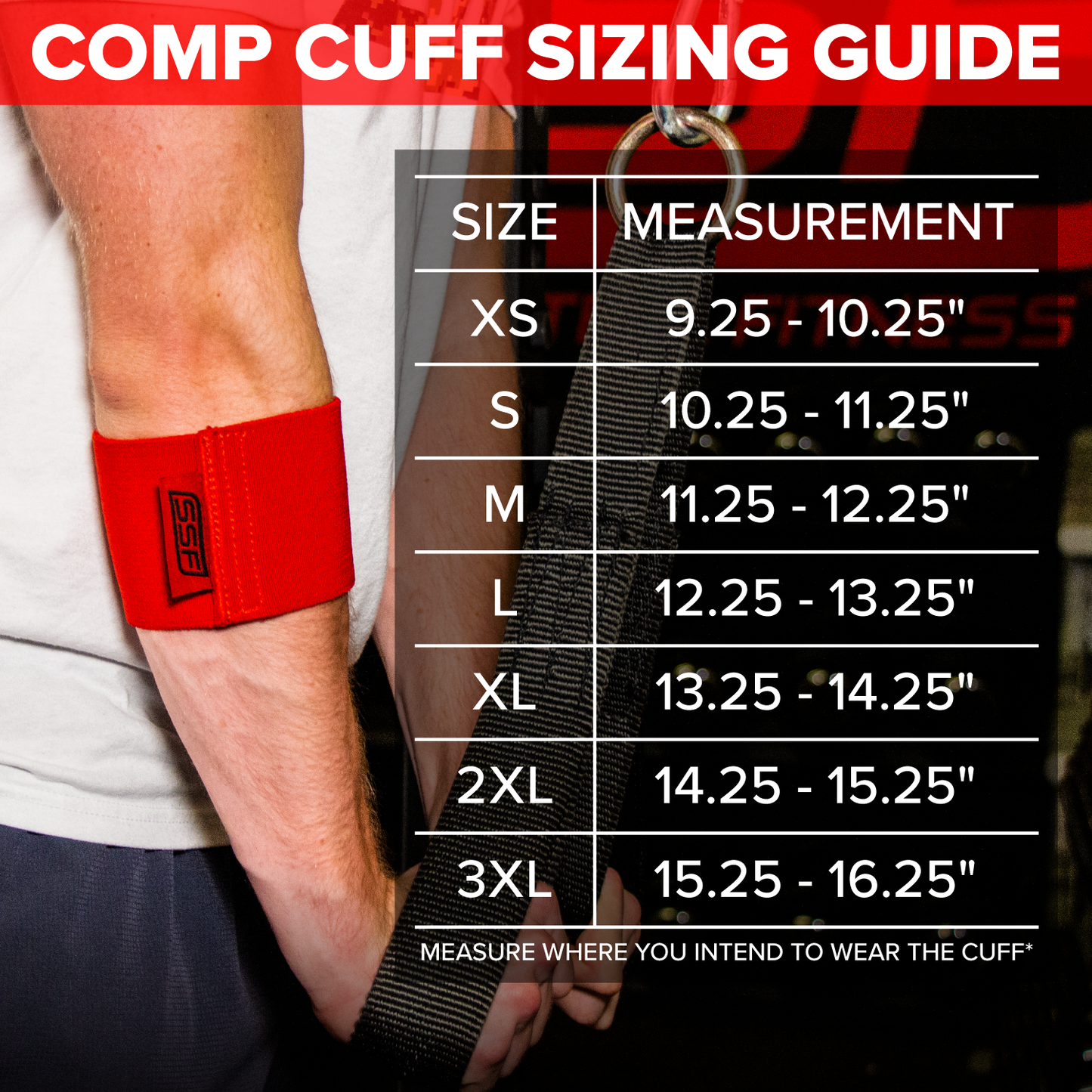 Compression Cuff (Heavy, Red)