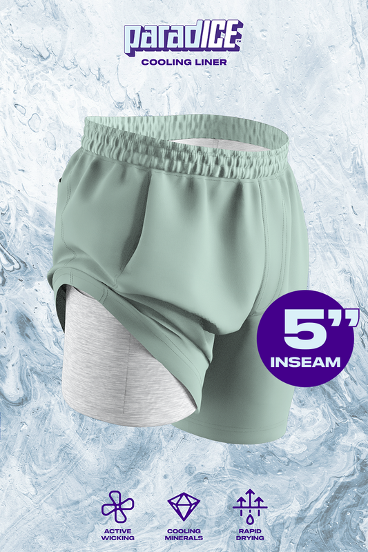 The Concrete Jungle | Sage Ball Hammock® 5 Inch Athletic Shorts