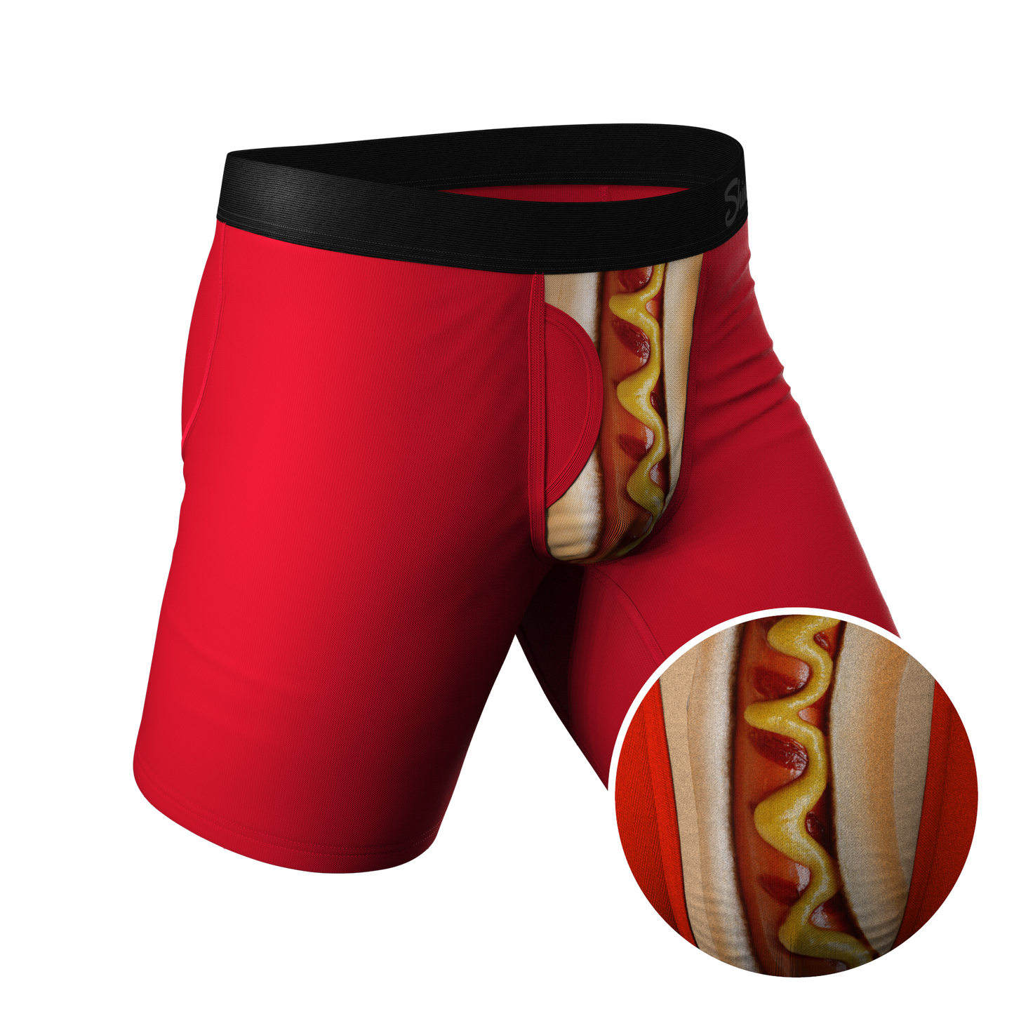 The Coney Islands | Hot Dog Long Leg Ball Hammock® Pouch Underwear With Fly