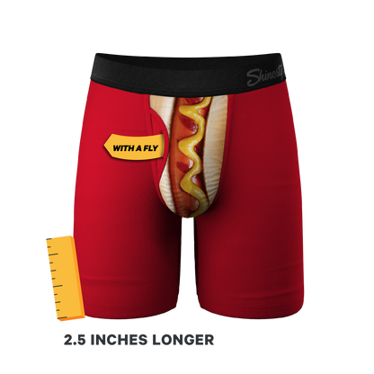 The Coney Islands | Hot Dog Long Leg Ball Hammock® Pouch Underwear With Fly