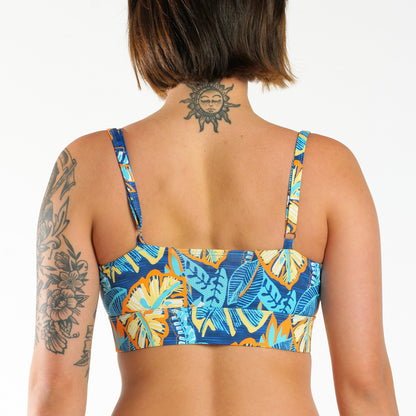 The Mahalo | Blue Tropical paradICE™ Cooling Bralette