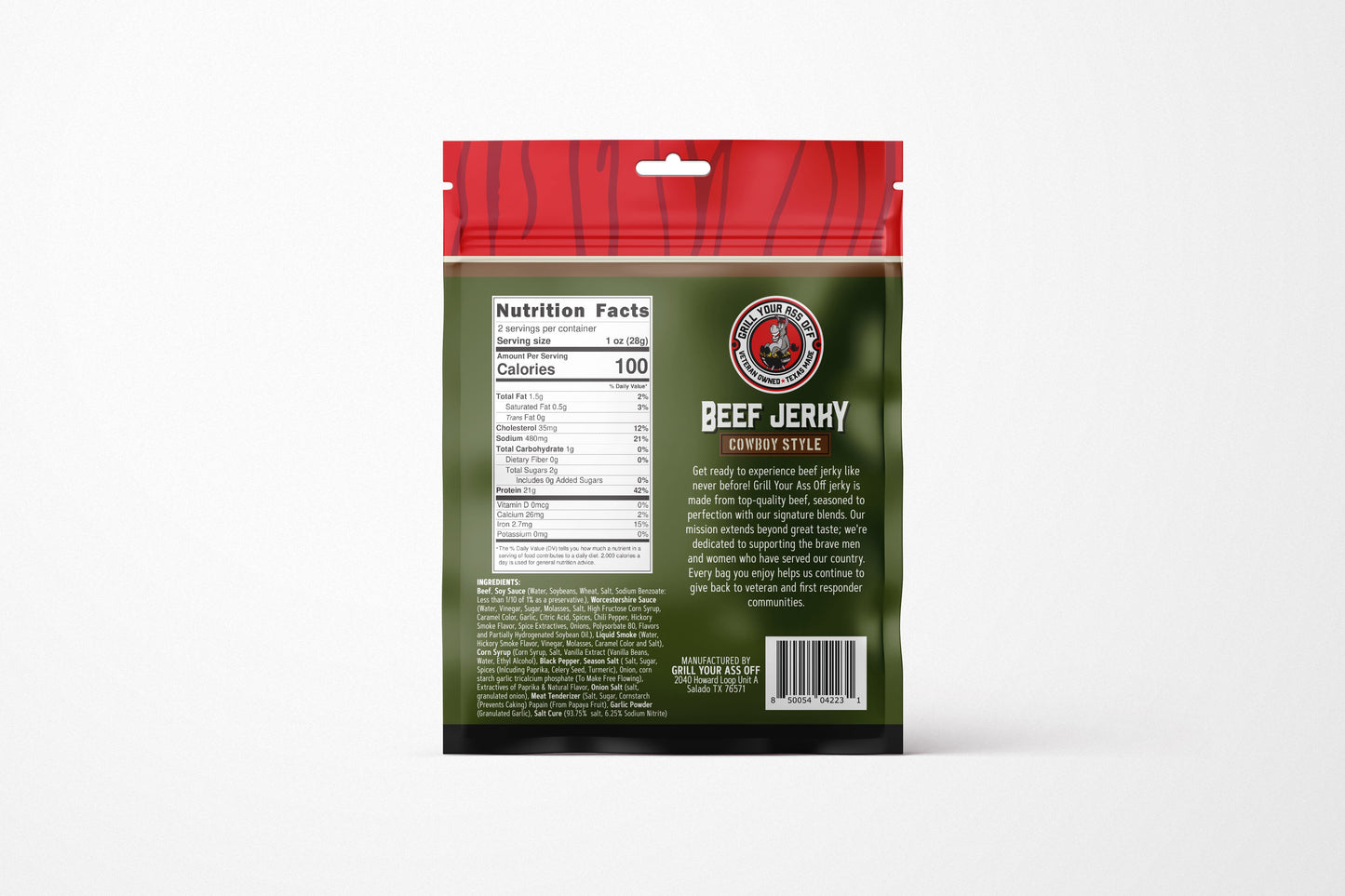 Cowboy Style Beef Jerky