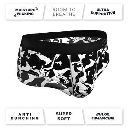 The Cowmasutra | Naughty Abstract Ball Hammock® Pouch Underwear Briefs