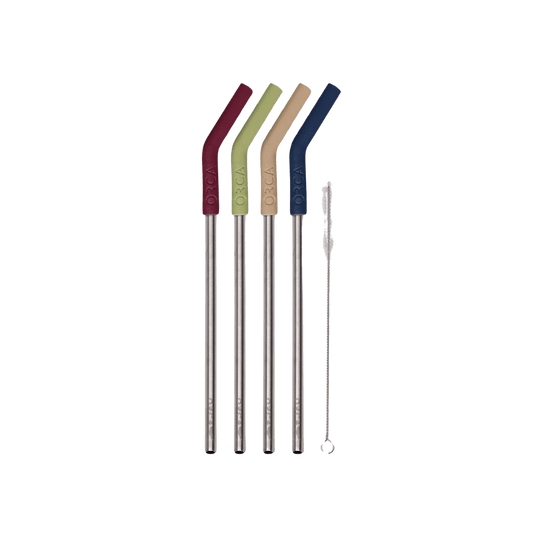 COZY COLORS STRAW SET OF 4