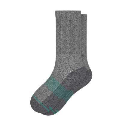 The Intramural Champ | Gray Stay Weird Heel Hammock™ Crew Socks