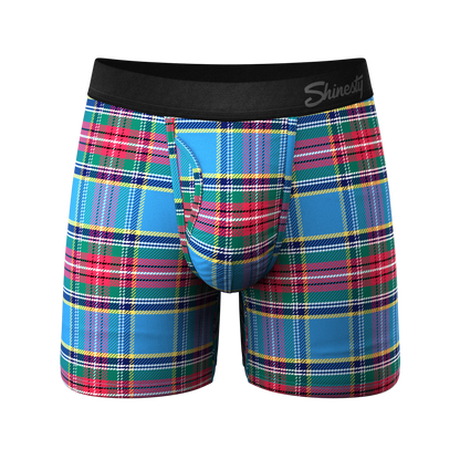 The Crisscross Applesauce | Plaid Ball Hammock® Pouch Underwear With Fly