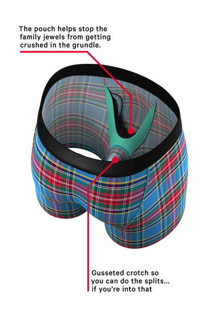 The Crisscross Applesauce | Plaid Ball Hammock® Pouch Underwear With Fly