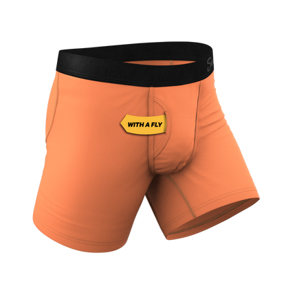 The Crossing Guard | Orange Ball Hammock® Pouch Underwear With Fly