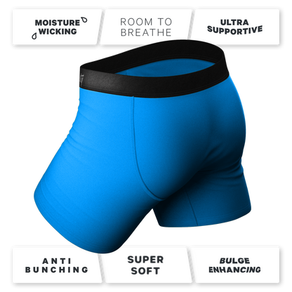 The Crown Jewels | Royal Blue Ball Hammock® Pouch Underwear With Fly