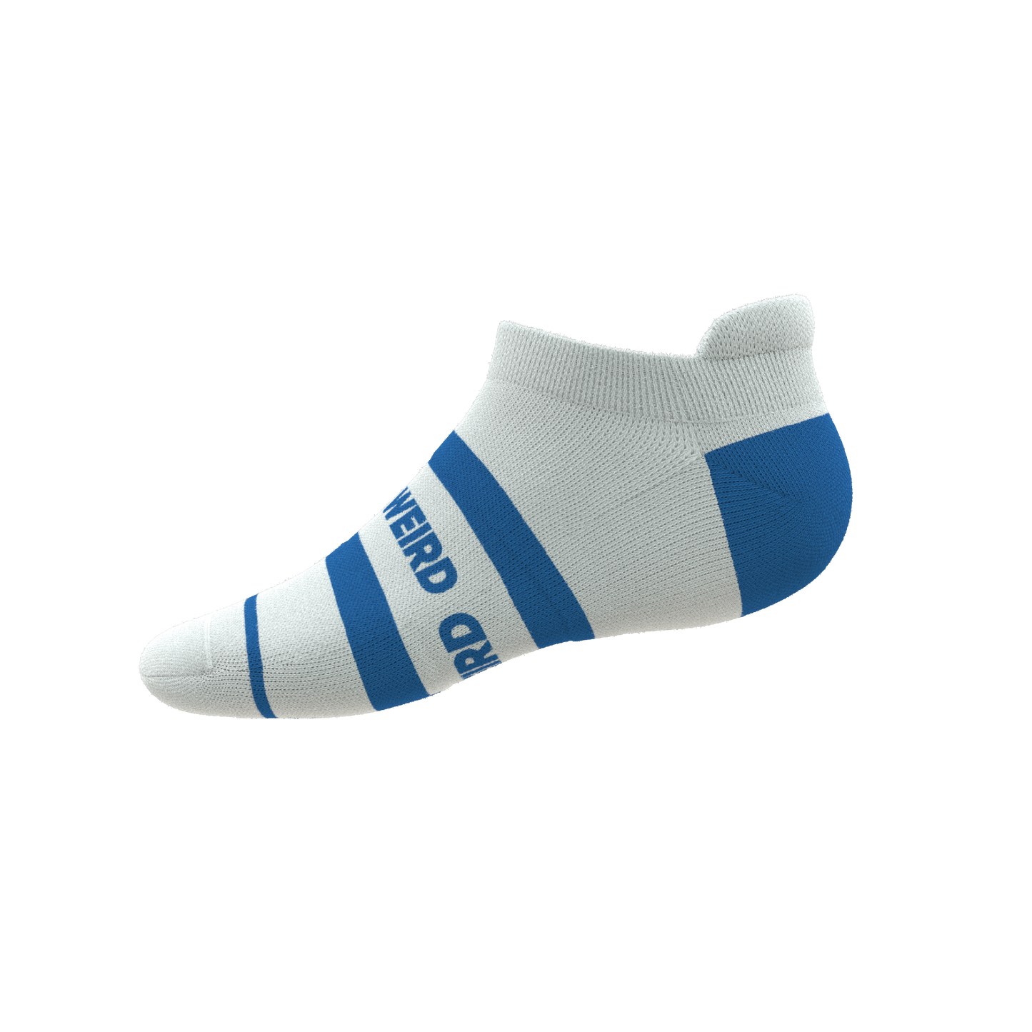 The Cruiser | Blue and White Stripe Heel Hammock™ Ankle Socks