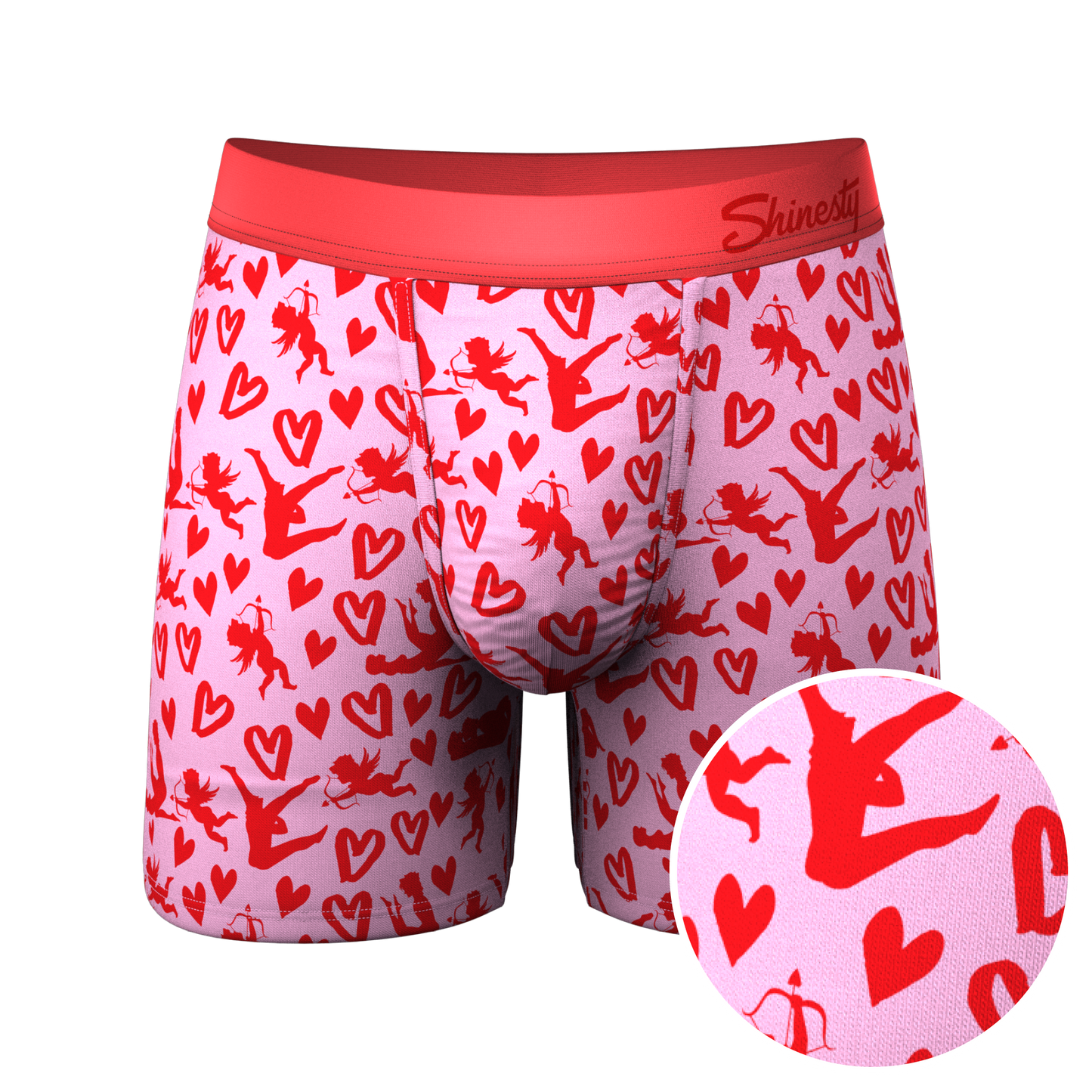 The Cupid Shuffle | Glow in the Dark Valentines Day Ball Hammock® Pouch Underwear