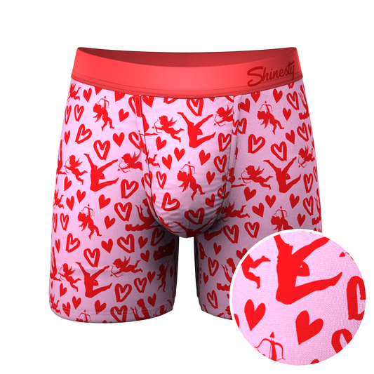 The Cupid Shuffle | Glow in the Dark Valentines Day Ball Hammock® Pouch Underwear