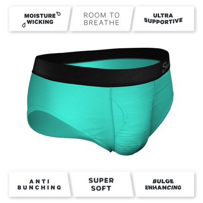 The Cyantific Theory | Turquoise Ball Hammock® Pouch Underwear Briefs