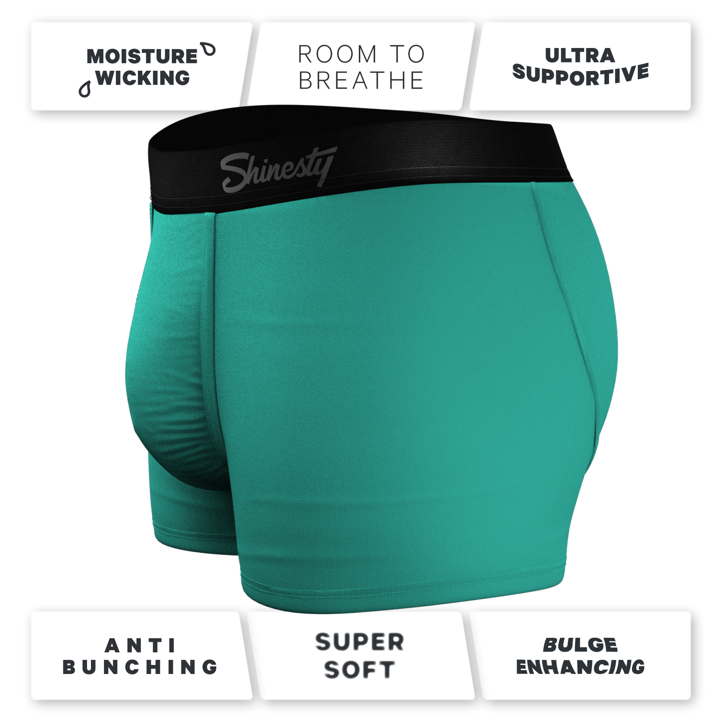 The Cyantific Theory | Turquoise Ball Hammock® Pouch Trunks Underwear