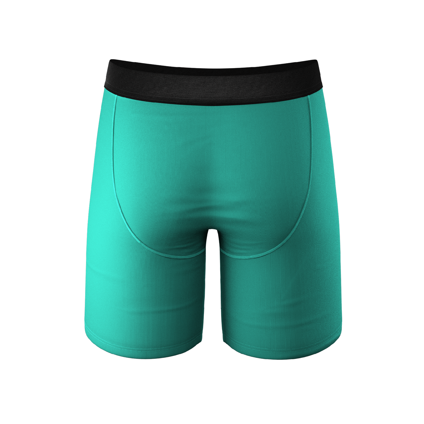 The Cyantific Theory | Turquoise Long Leg Ball Hammock® Pouch Underwear With Fly