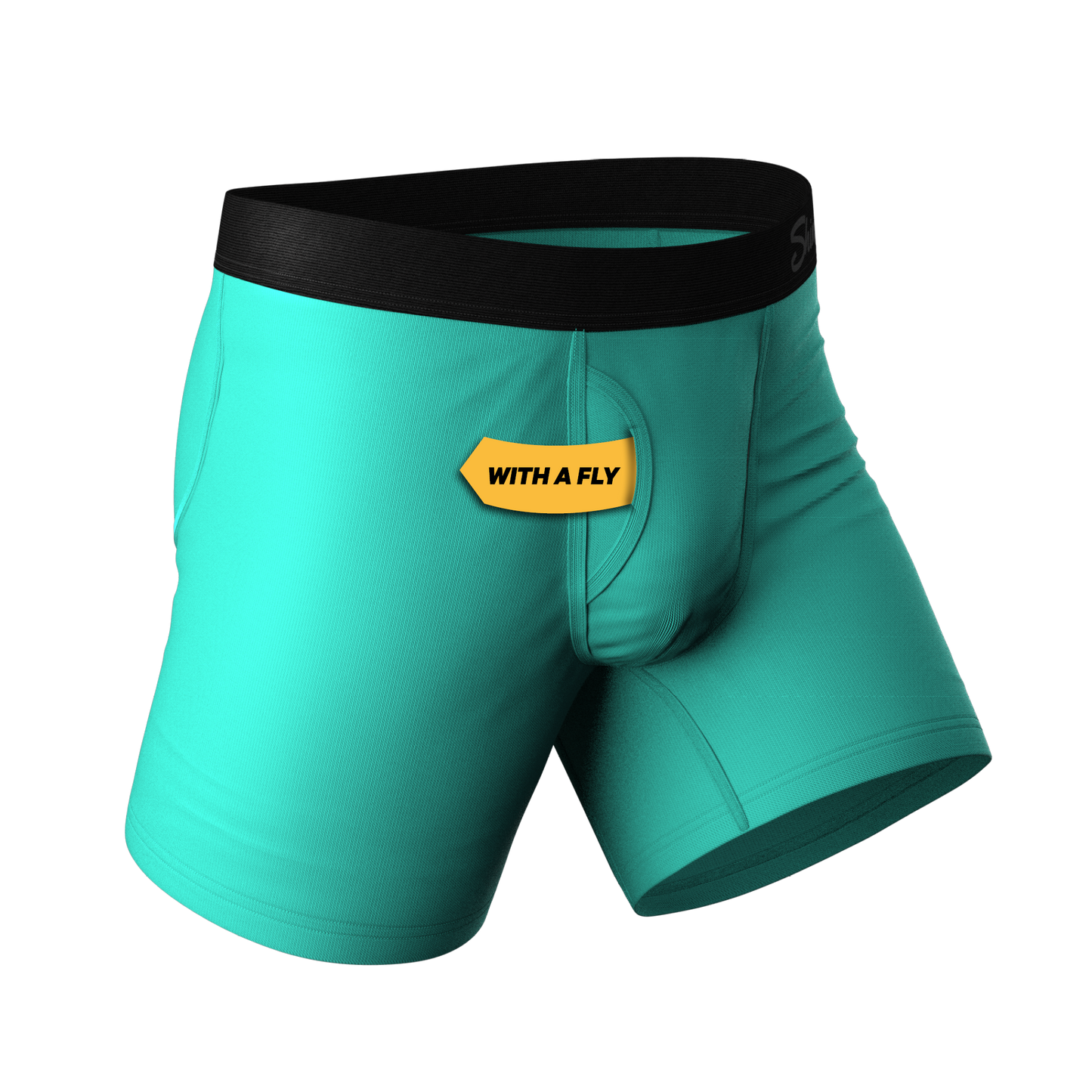 The Cyantific Theory | Turquoise Ball Hammock® Pouch Underwear With Fly