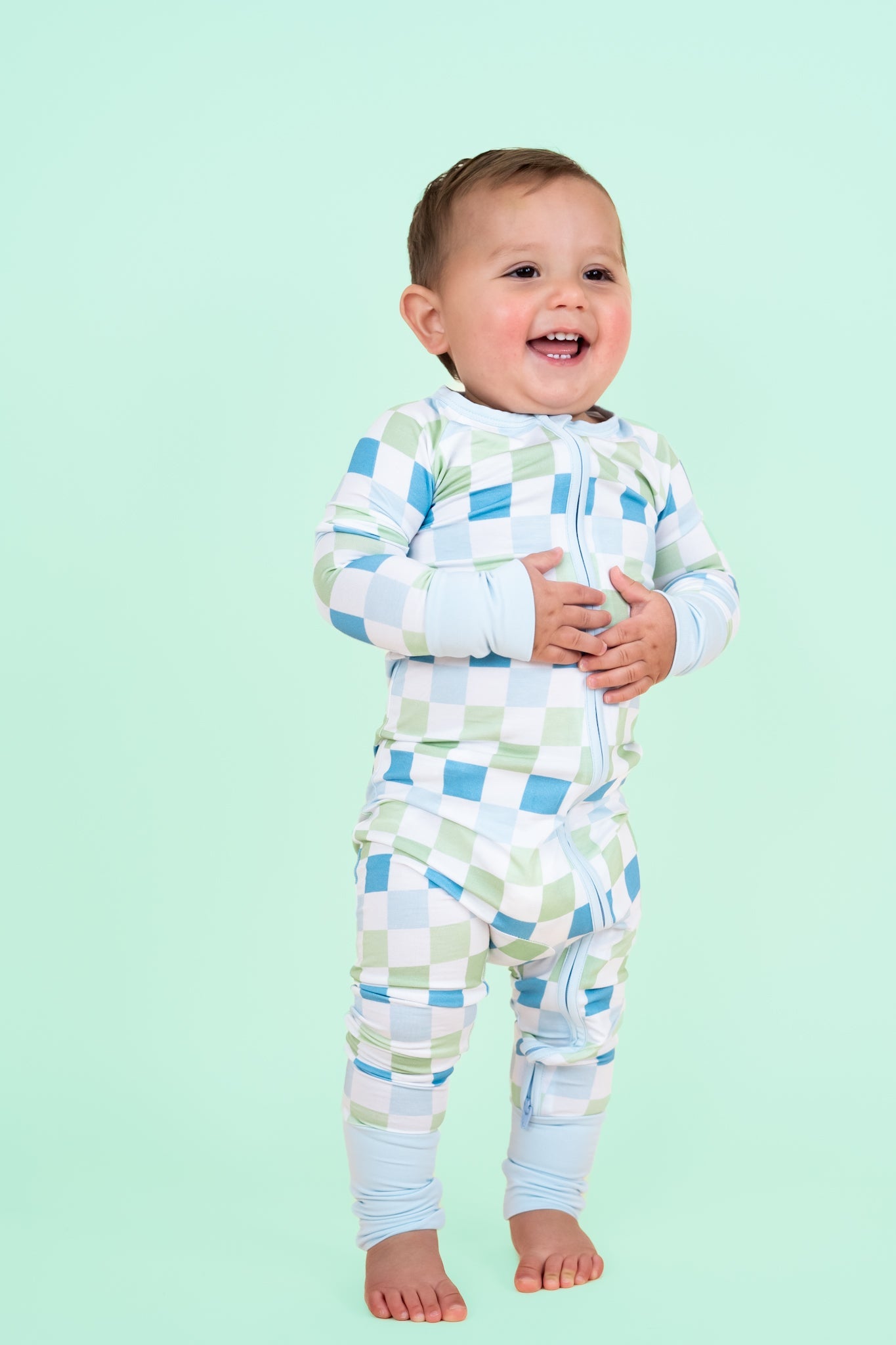 HIGH TIDE CHECKERS DREAM ROMPER