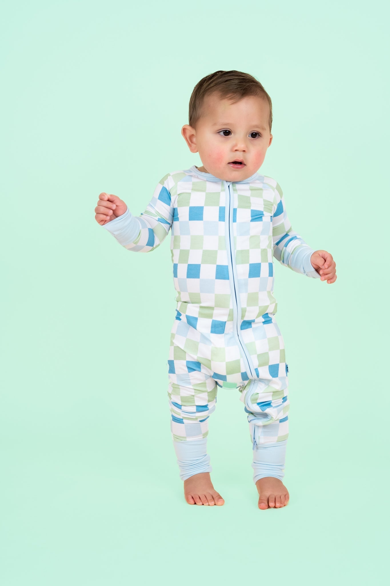 HIGH TIDE CHECKERS DREAM ROMPER