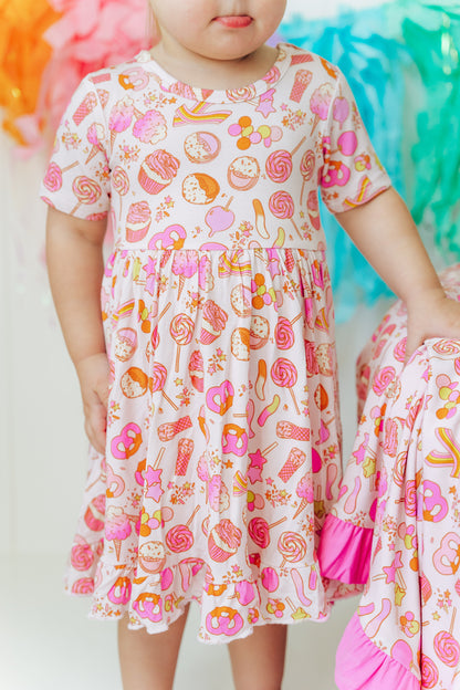 SWEET TREATS DREAM RUFFLE DRESS