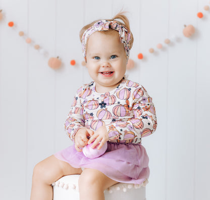 MIDNIGHT PUMPKIN DREAM TUTU BODYSUIT DRESS