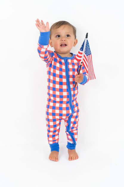 RED, WHITE & TRUMAN DREAM ROMPER