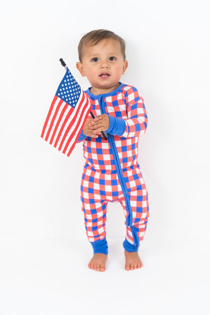 RED, WHITE & TRUMAN DREAM ROMPER