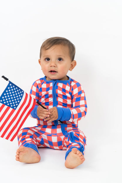 RED, WHITE & TRUMAN DREAM ROMPER