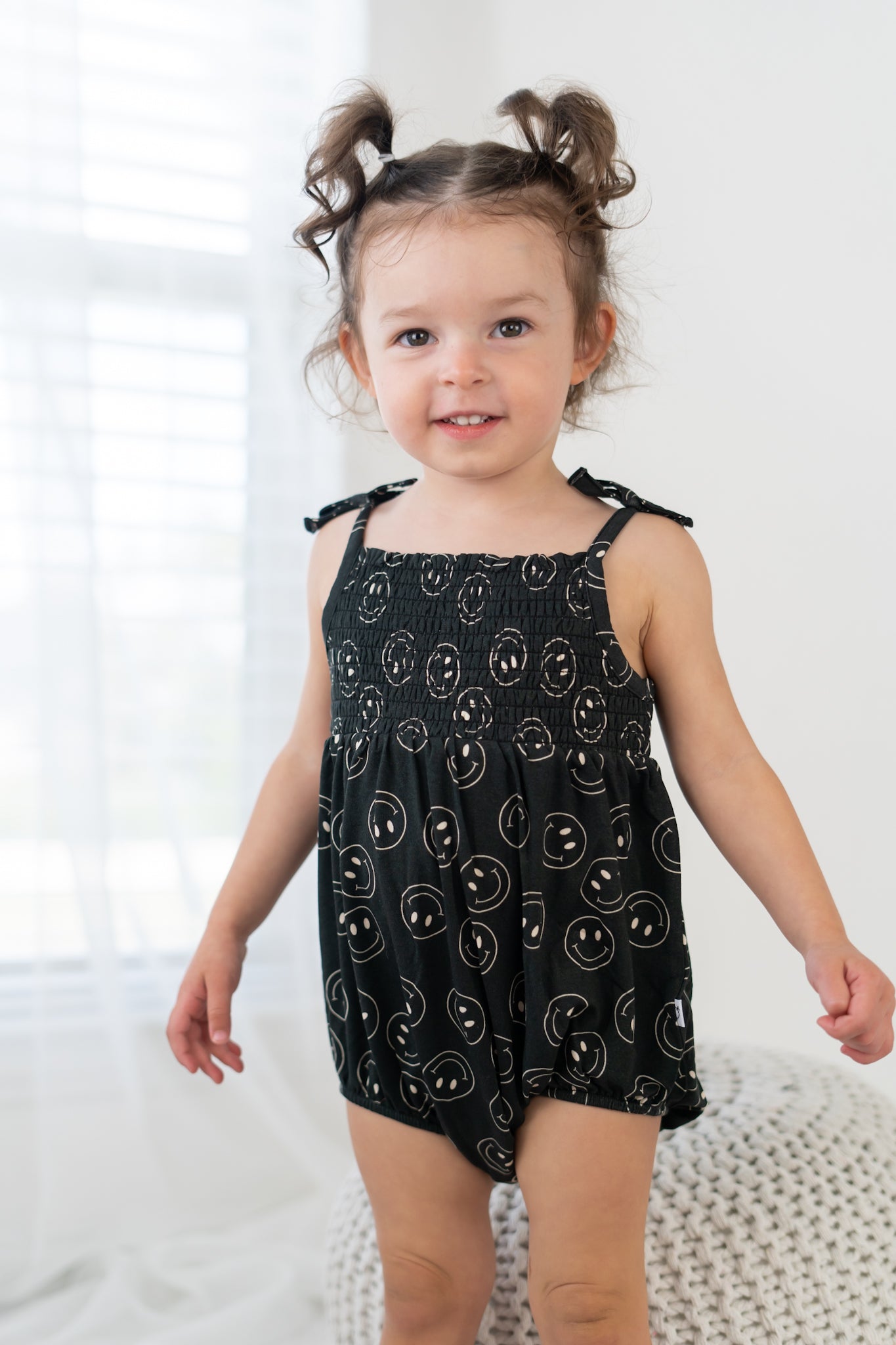 MIDNIGHT SMILES DREAM BUBBLE ROMPER