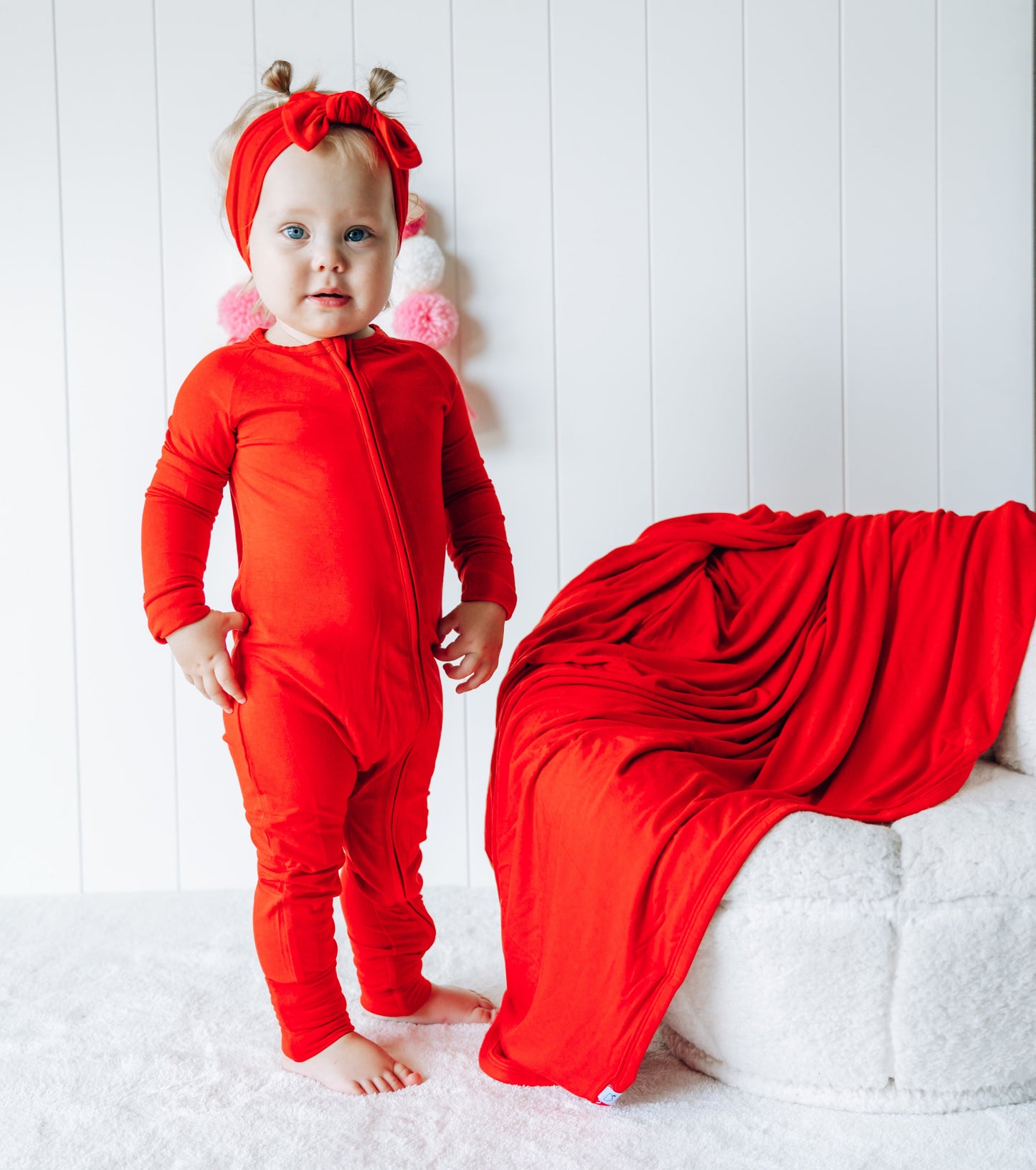 RED DREAM ROMPER