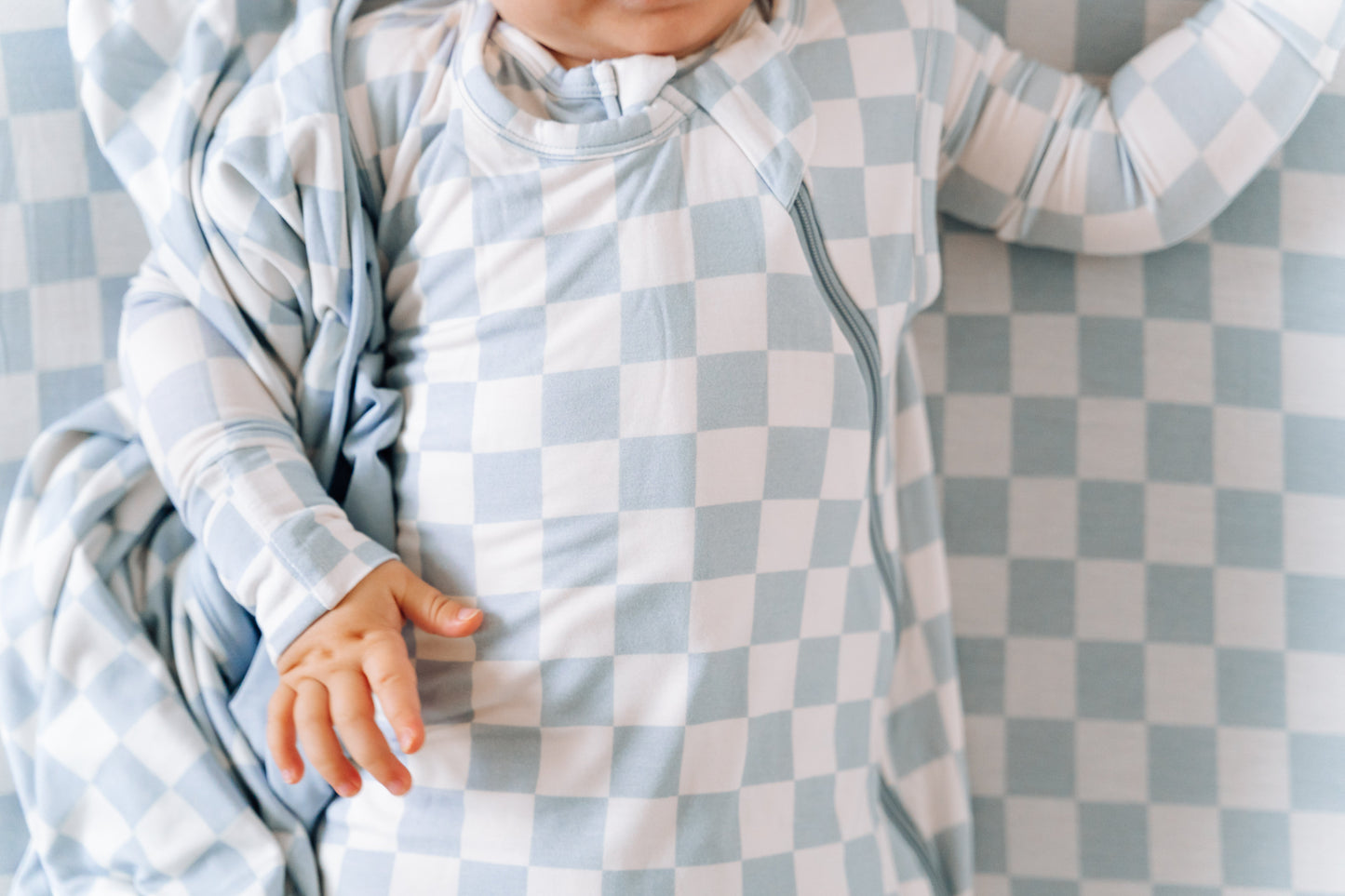 CLOUDY CHECKERS DREAM SLEEP SACK