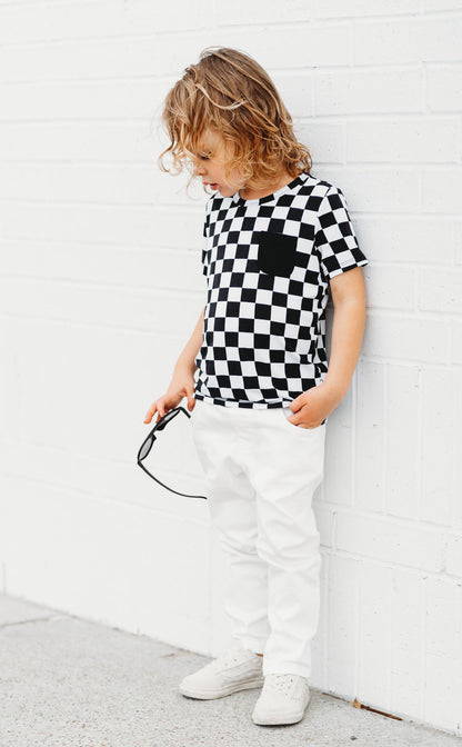 OREO CHECKERS DREAM POCKET TEE