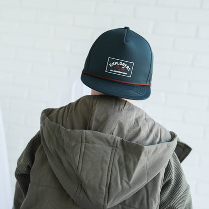 WATERPROOF LRT EXPLORER SNAPBACK HAT - JUNIPER GREEN