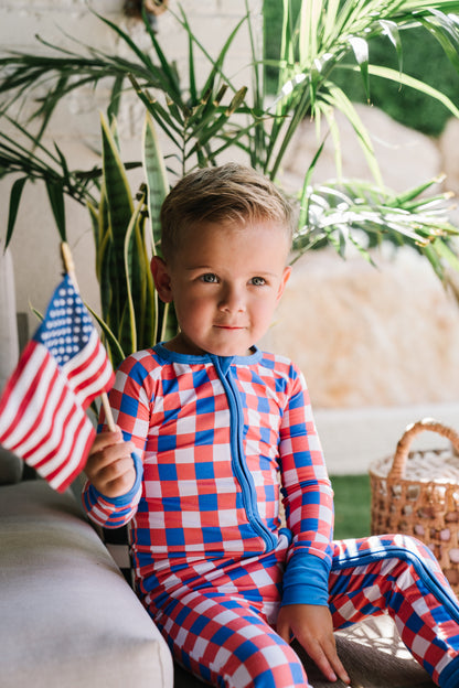 RED, WHITE & TRUMAN DREAM ROMPER