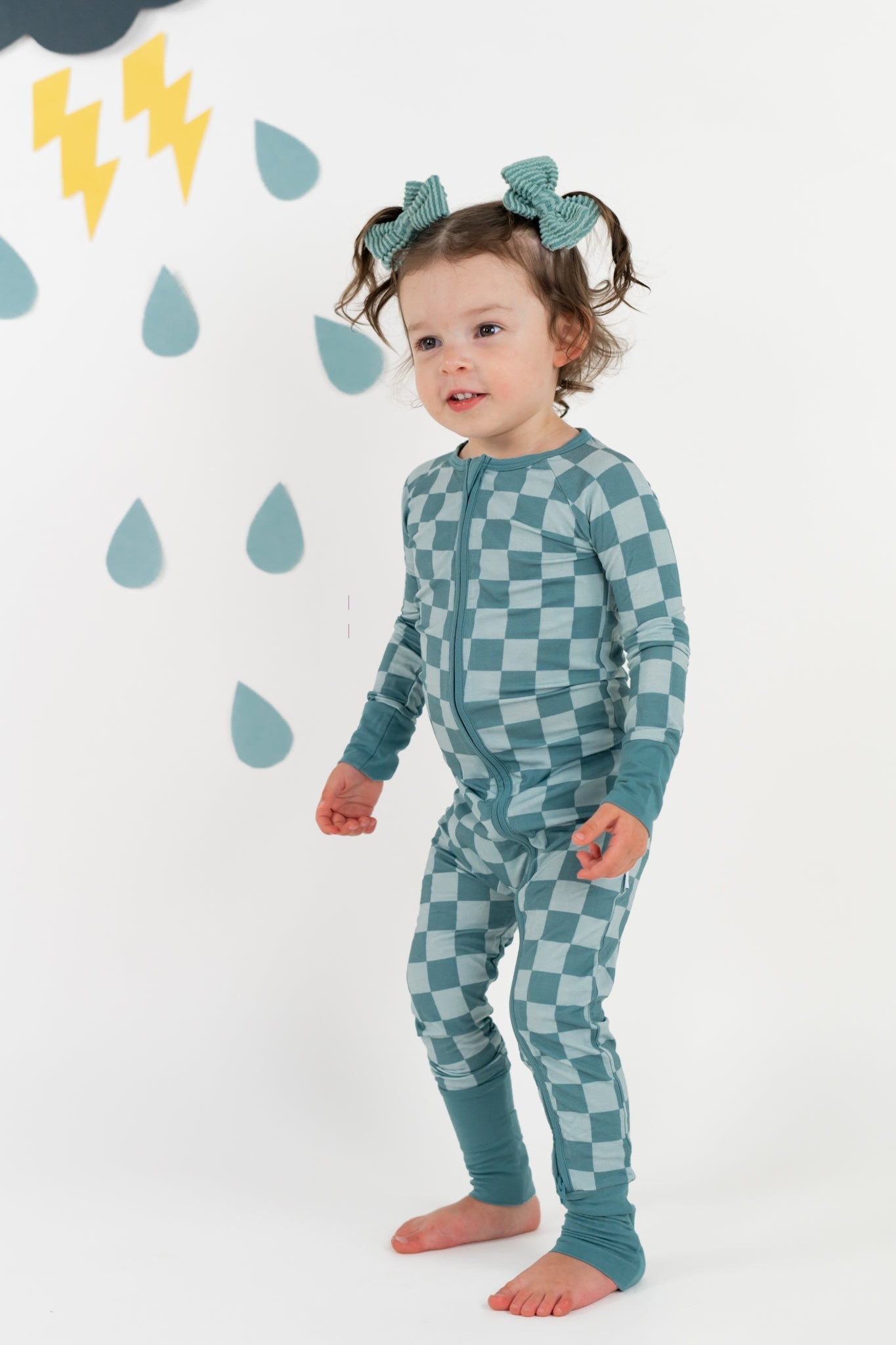 STORMY CHECKERS DREAM ROMPER