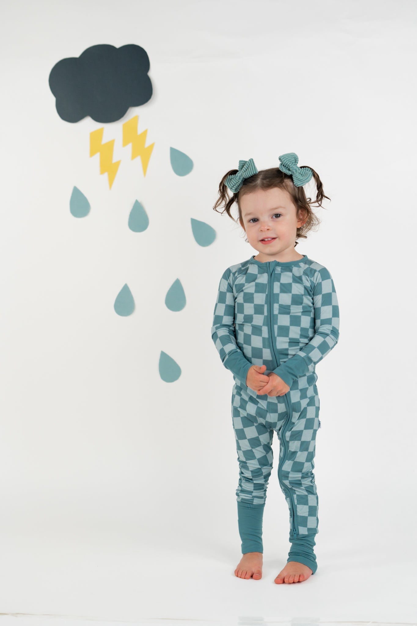 STORMY CHECKERS DREAM ROMPER