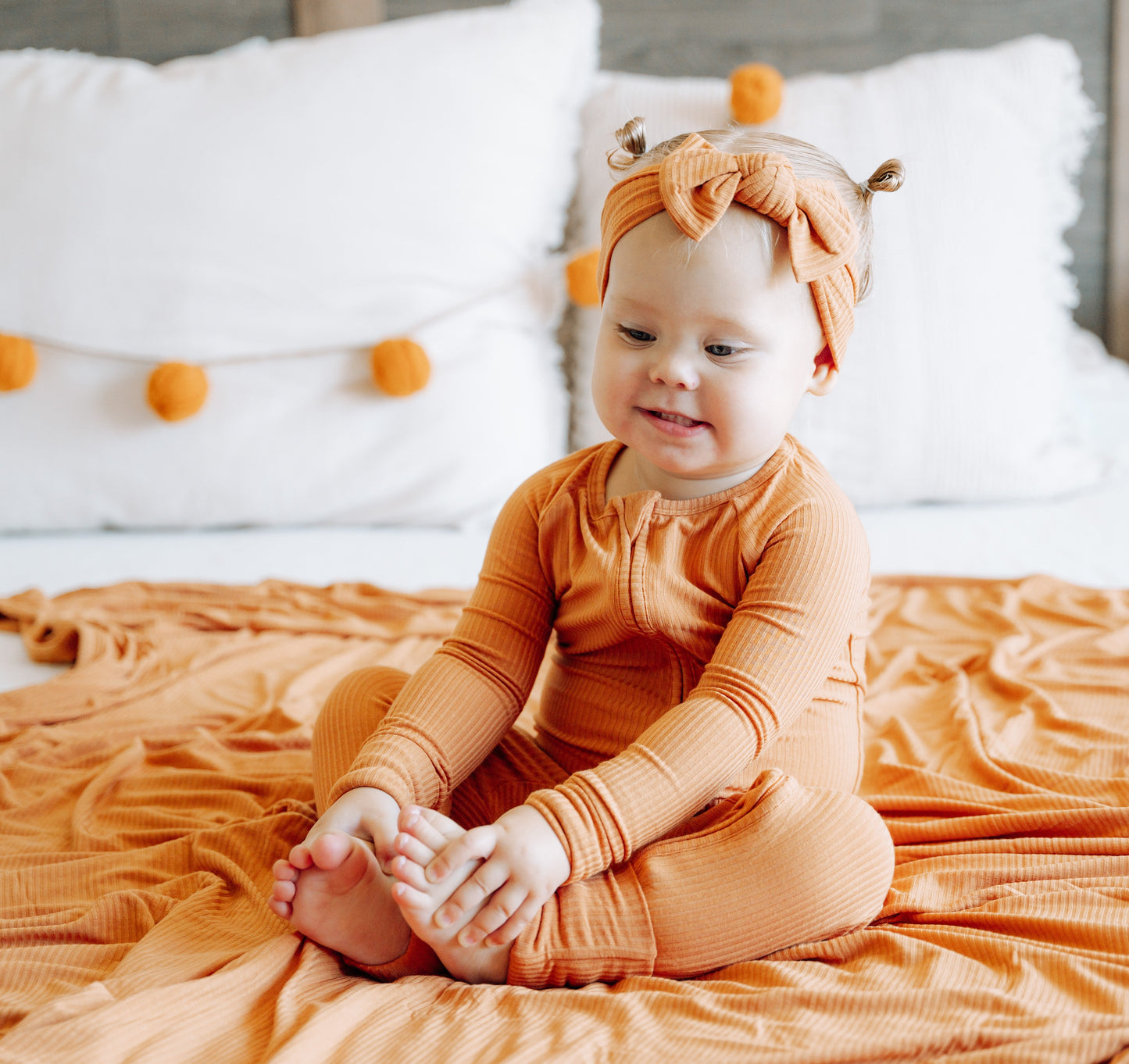 PUMPKIN RIB DREAM ROMPER